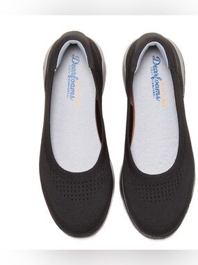 Dearfoams Cozy Comfort Women's Knit Ballet Shoes
